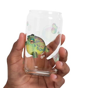 Froggy Bubble Cup - Cute and Colorful Frog Drinking Glass