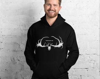 Ethos of Men Unisex Hoodie // Ethos of Men Podcast // Sudadera con capucha de calavera para hombres // Ropa de otoño para hombres