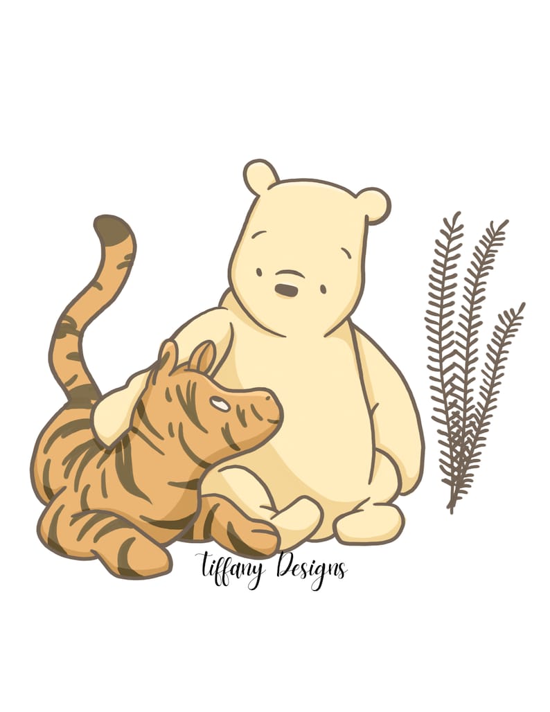 Classic Winnie the Pooh Nursery Prints Etsy