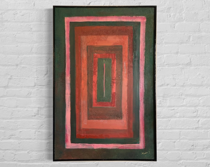 Featured listing image: Earthy Minimalist Painting - Contemporary Wall Art