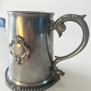 Vintage Royal Selangor Pewter Tankard | Ornate Handle | Collectible Beer Mug | Pub Decor | Antique-Style Barware