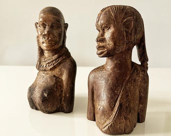 マコンデ　木製彫刻 マコンデ彫刻、手彫りの木製アート像 - Etsy 日本