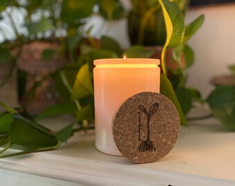 NO. 02   LILY Of The VALLEY   Coconut & Apricot Wax Essential Oil Candle