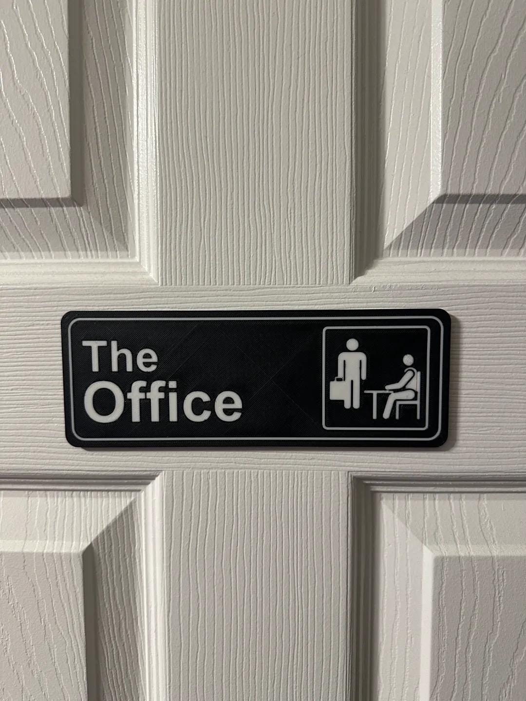 The Office / Dunder Mifflin 3D Printed Sign Michael Scott - Etsy