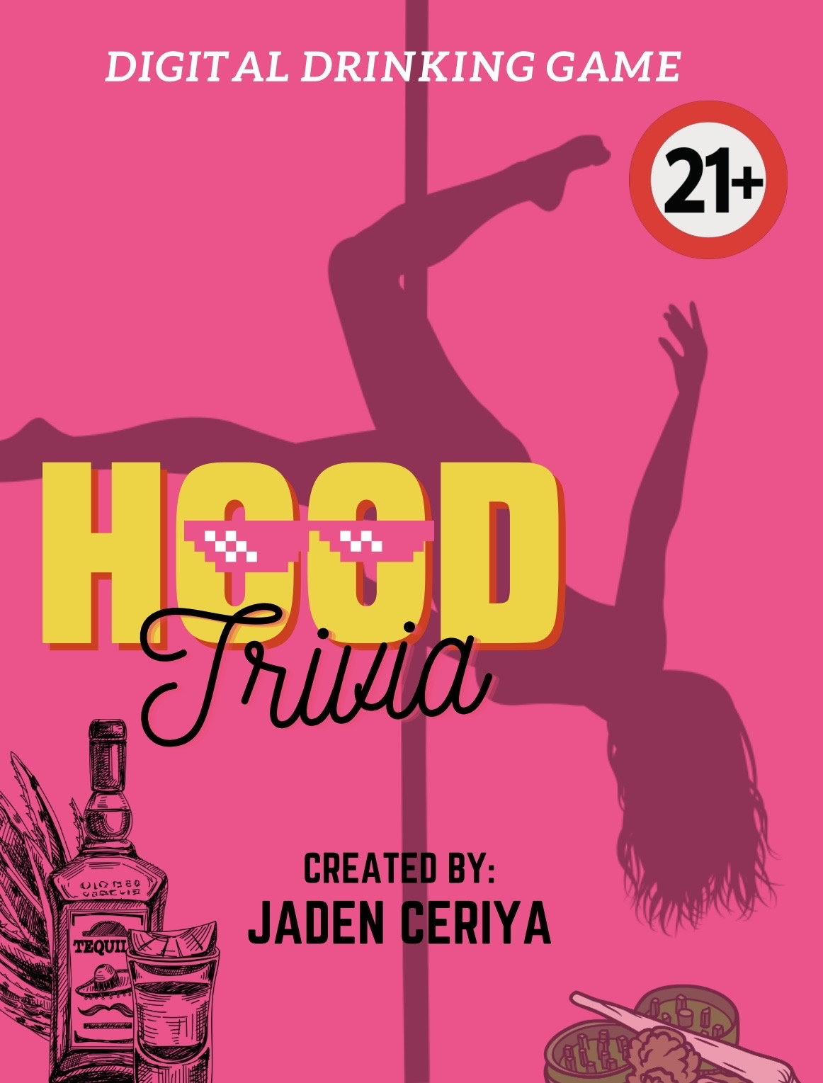Hood Trivia digital Drinking Game Etsy