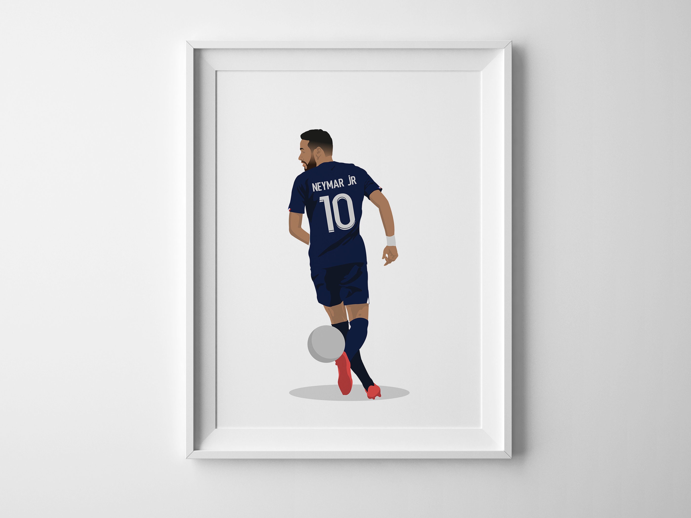ネイマール・ジュニアのウォールアート、サッカーのウォールアート