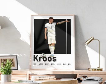 Toni Kroos Poster, German Soccer Art, Game Room Decor (Printable)