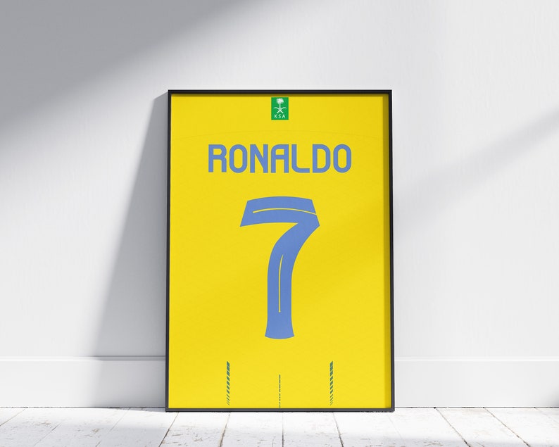Printable Cristiano Ronaldo Jersey 2023 2024 Season Football Etsy