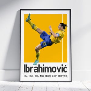Paquete de 9 carteles de jugadores de fútbol, Ronaldo, Messi, Ibrahimovic, Mbappé, Haaland, Lewandowski, Neymar, Ramos, Modric imagen 11