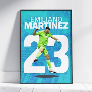 Emiliano Martinez Poster, Argentine Goalkeeper Print (Digital Download)
