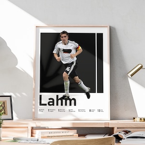 Printable Philipp Lahm Poster, Boyfriend Gifts, German Football Legend, Lahm Decoration, Football Print, Included Football Titles