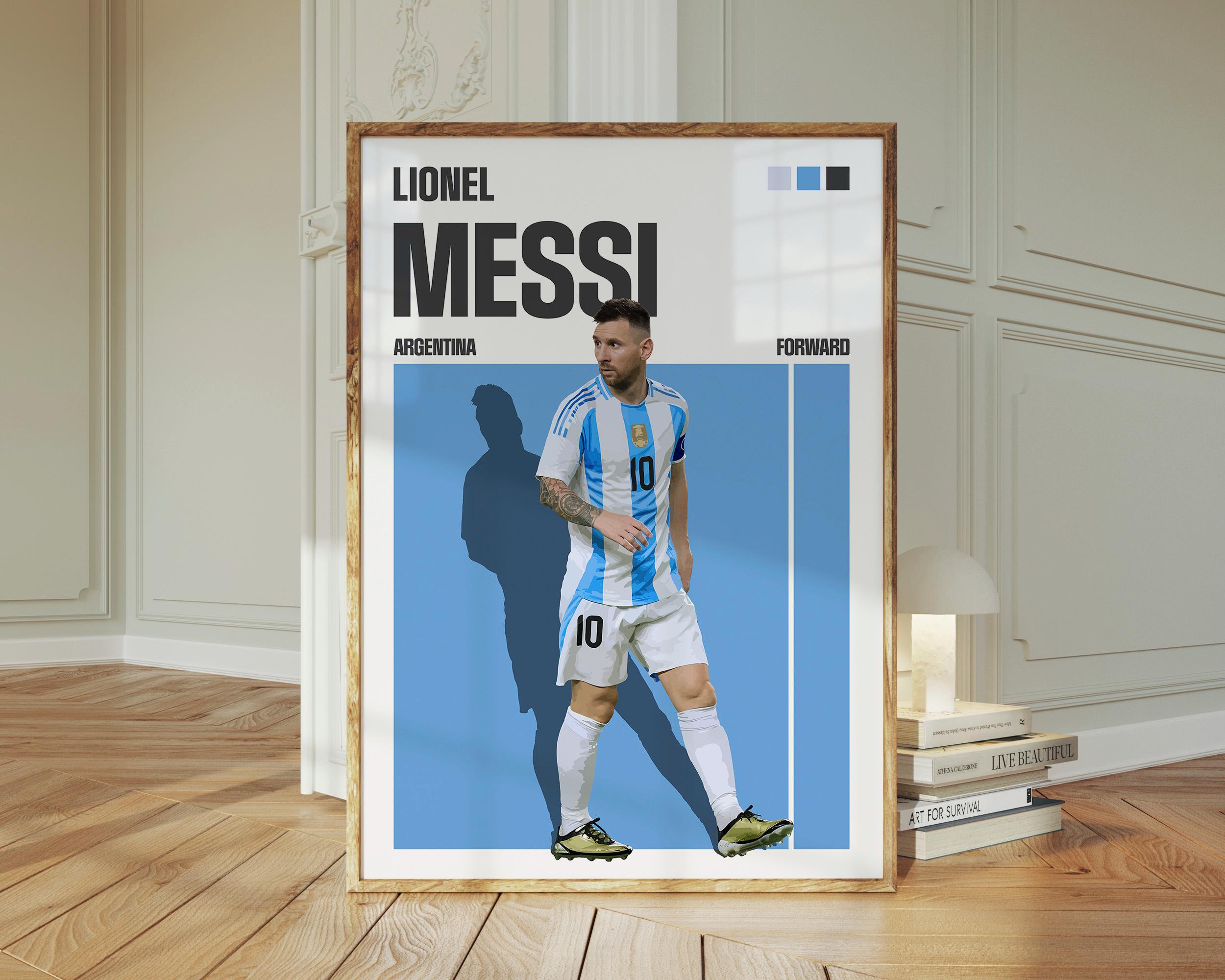 美品 リオネル・メッシ 『Lionel Messi』 ポスター10枚セット