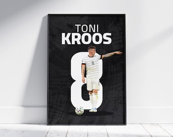 Toni Kroos Poster, German Soccer Art (Digital Download)