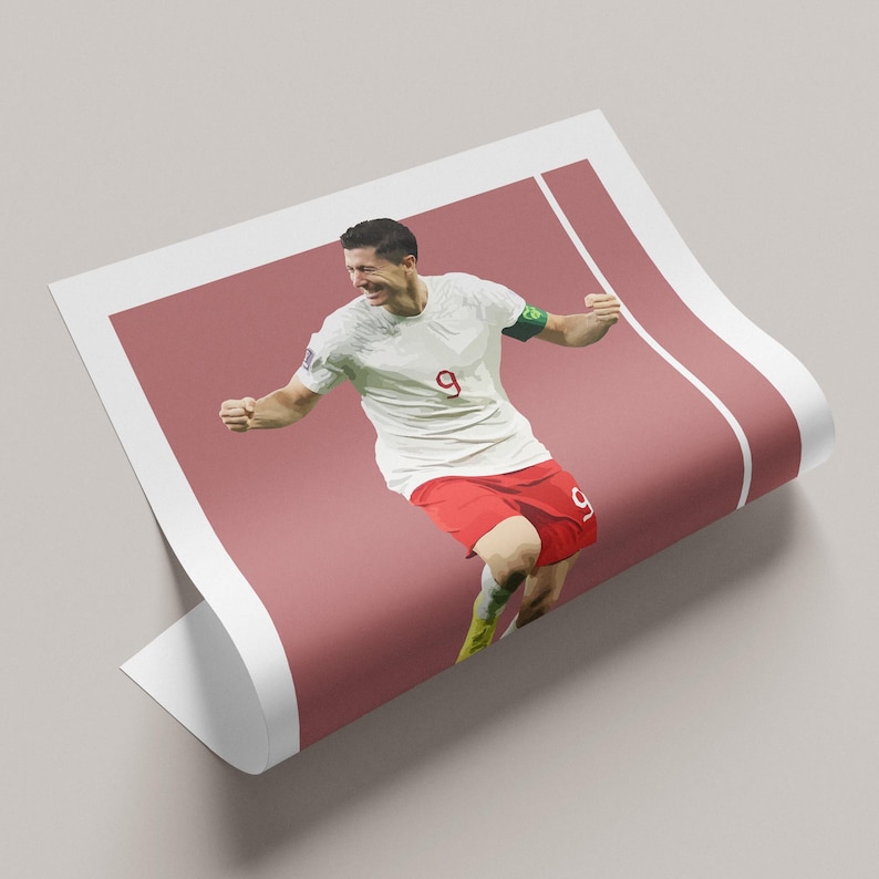 Paquete de 9 carteles de jugadores de fútbol, Ronaldo, Messi, Ibrahimovic, Mbappé, Haaland, Lewandowski, Neymar, Ramos, Modric imagen 2