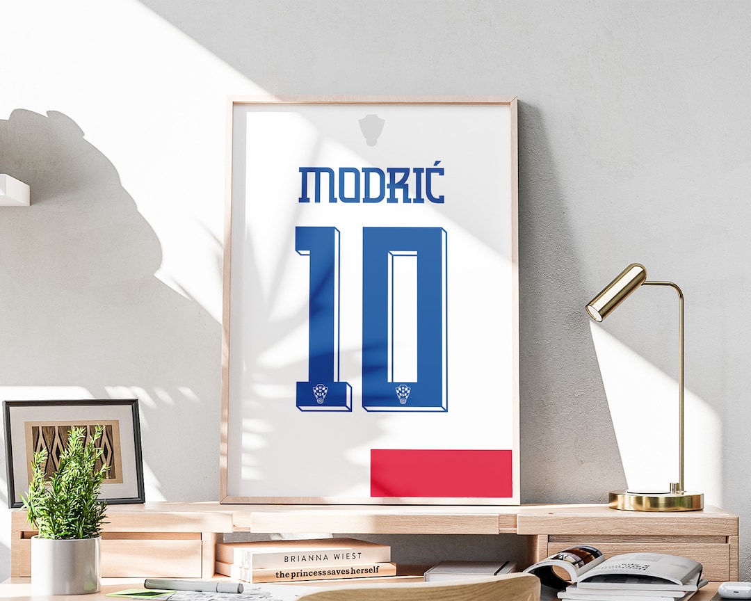 Croatian Soccer Legend, Luka Modric Jersey Print, Printable Football ...