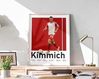 Joshua Kimmich Poster, German Football Art (Digital Download)