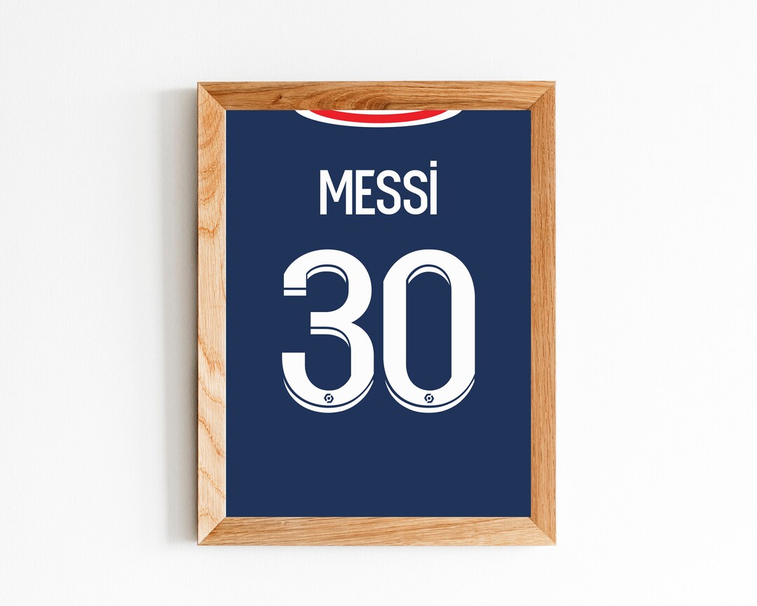 Printable Lionel Messi Jersey Wall Decoration Instant - Etsy