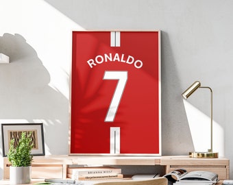 Printable Cristiano Ronaldo Iconic Wall Decor