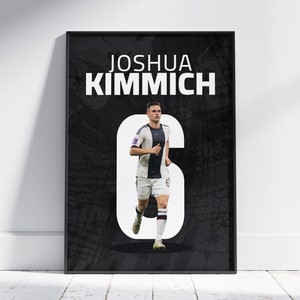Póster de Joshua Kimmich, ilustración del fútbol alemán (descarga digital)