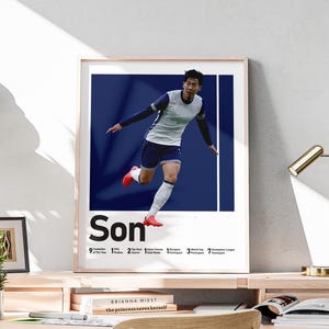 Son Heung-min Poster: South Korean Soccer Star Wall Art (Digital Download)