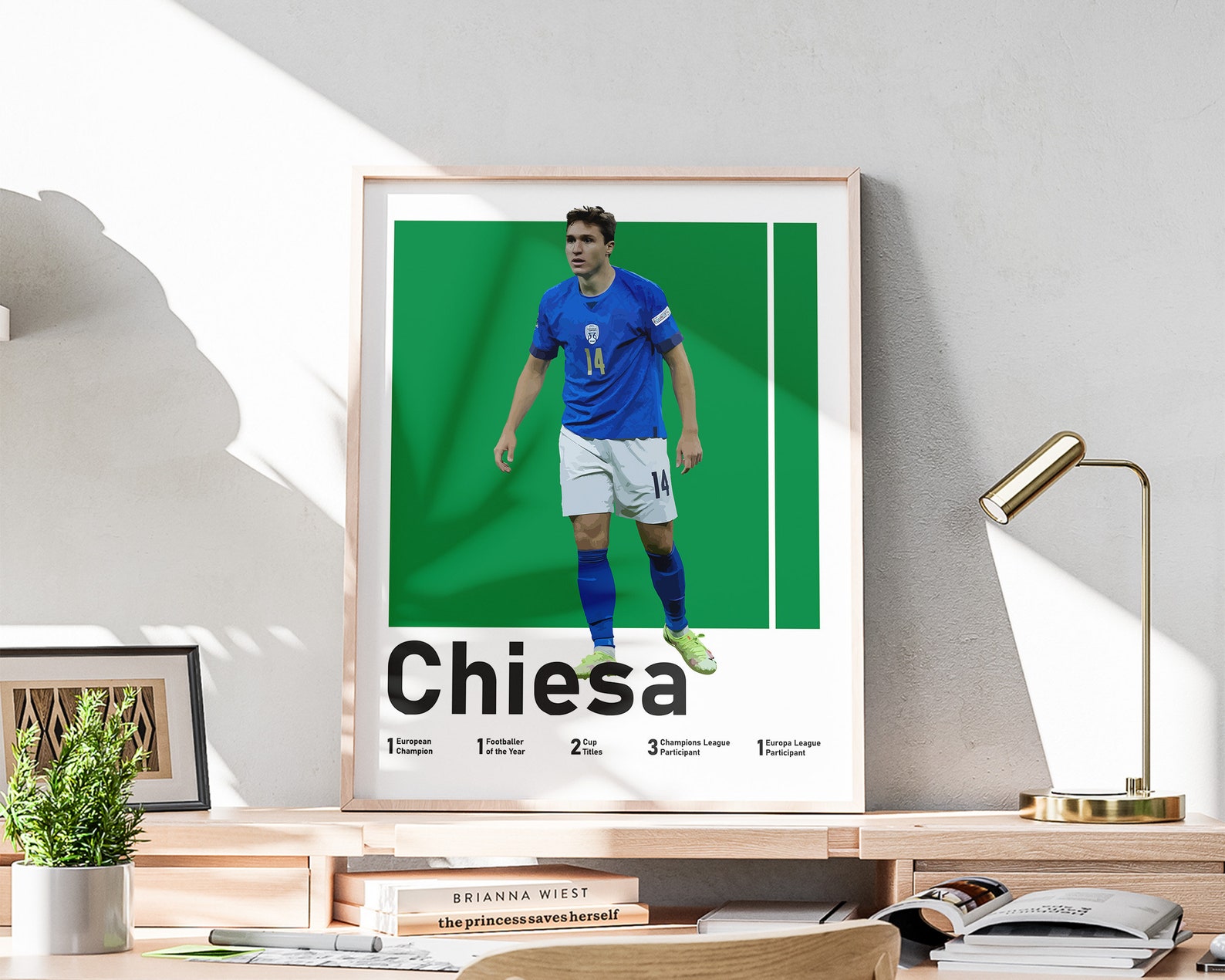 Printable Federico Chiesa Poster, Italian Forward, Football Print ...