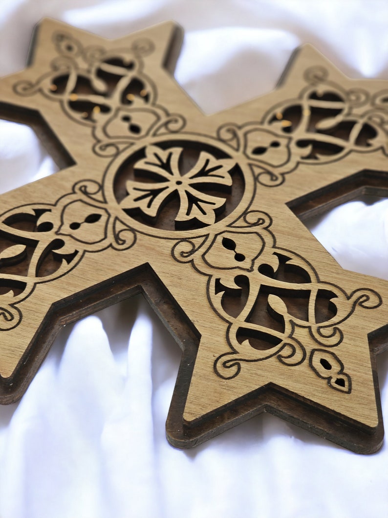 Coptic Wooden Cross Etsy