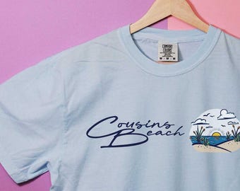 TSITP Shirt, Cousins Beach Tshirt, Team Conrad Tee, Team Jeremiah Shirt, Team Belly, Gift for Her, The Summer I Turned Pretty T-shirt