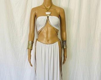 Greek Goddess  Fantasy kajira Harem Lingerie Gorean Slave Submissive role play Halloween cosplay costume