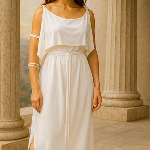 greek goddess dress UNDERWRAPS Toga Womens Costume this costume is carefully decorated to create a regal aura Casual Goddess Like Dresses Goddess