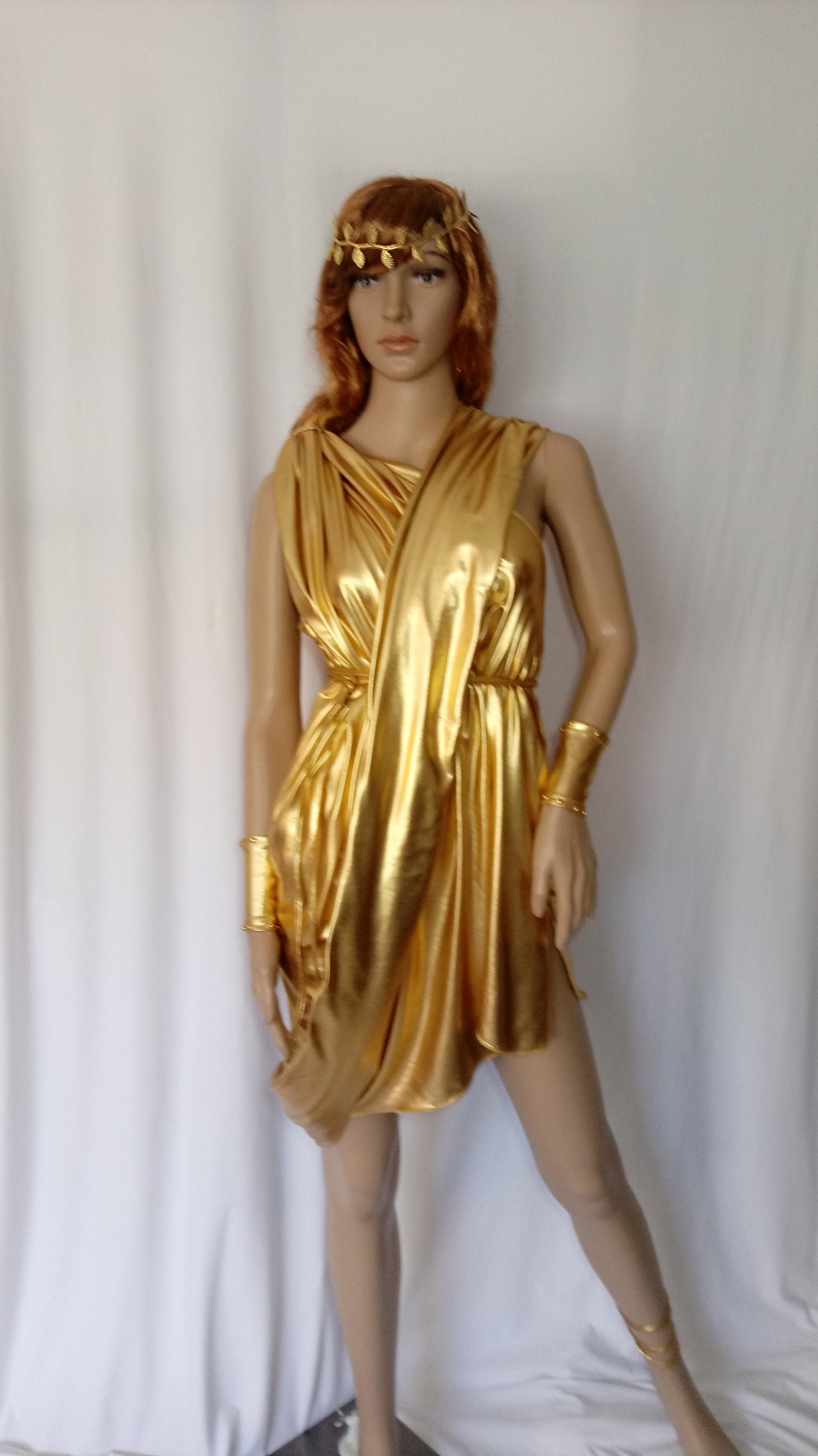gold toga dress Zahra Toga Dress main image 0