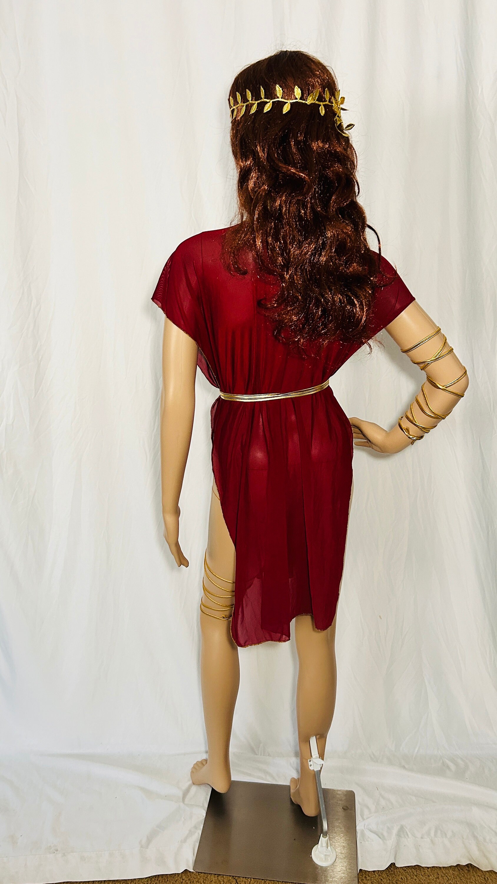 Robe Tunique De Plage Kori - Taille S, Couleur Orange Brûlé, Tribal, Occasion