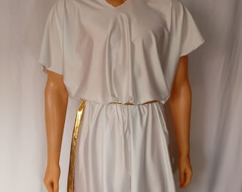 Men’s Greek Goddess Tunic Gold Halloween Costume