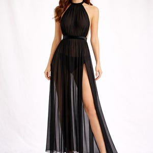 naughty ladies dress Naughty Girl t-strap maxi dress