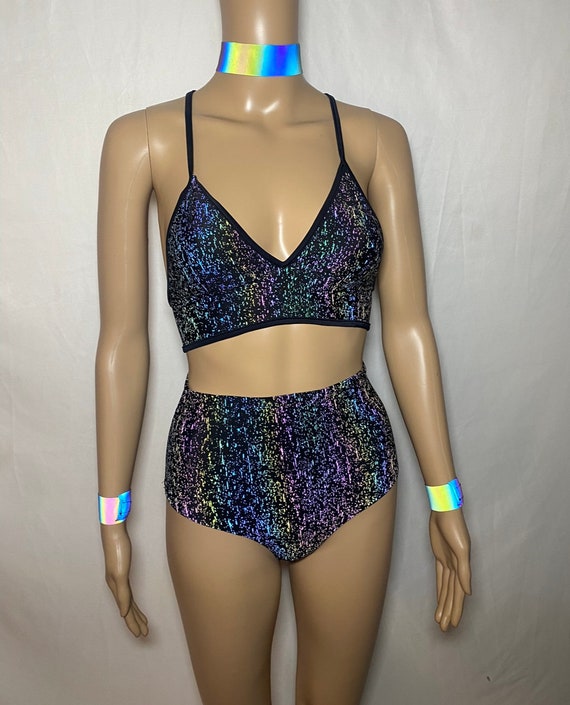 Reflective bra festival sale