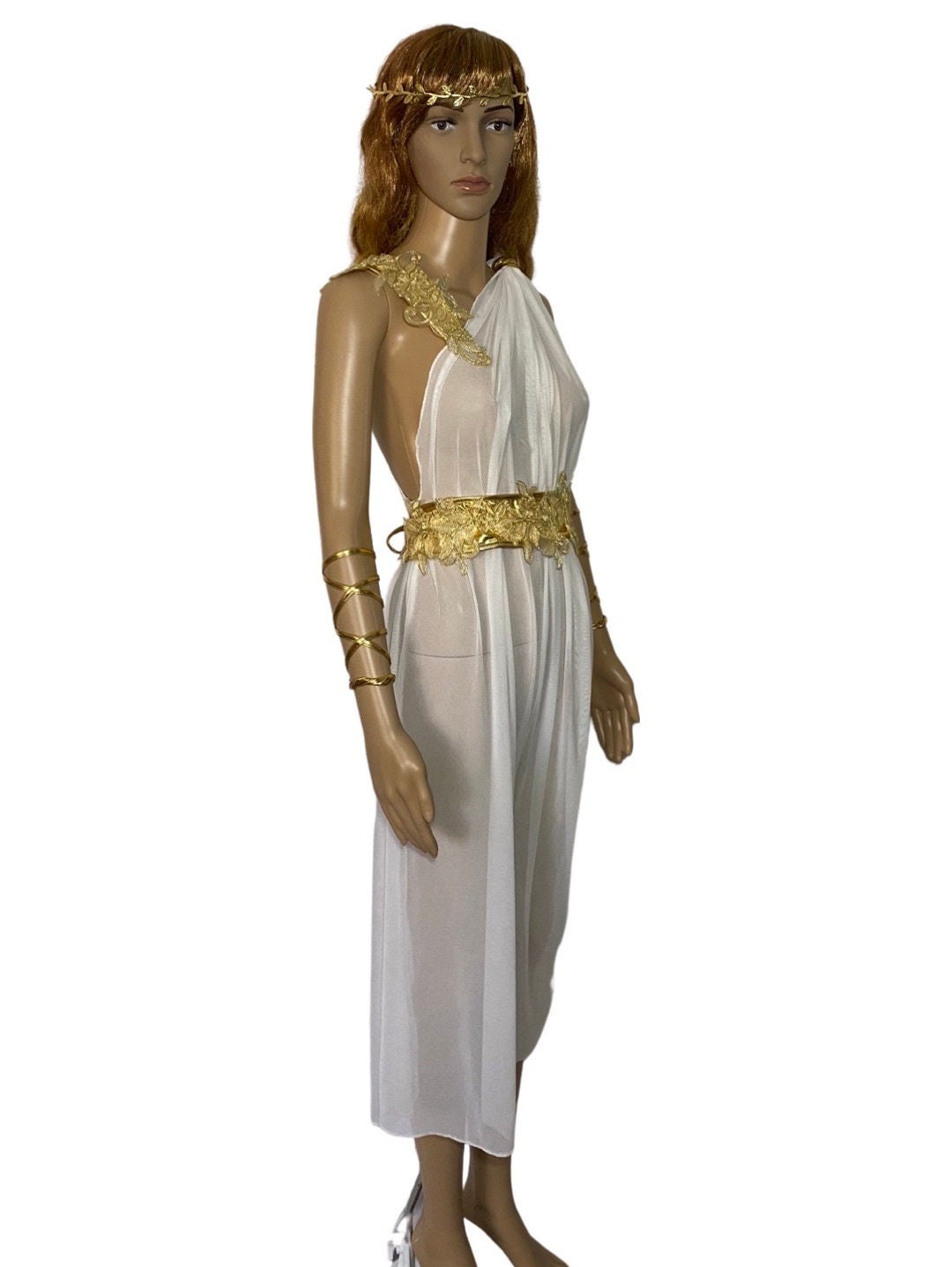 Greek Goddess Gown Wedding Dress Bridesmaid Gift Gold - Etsy