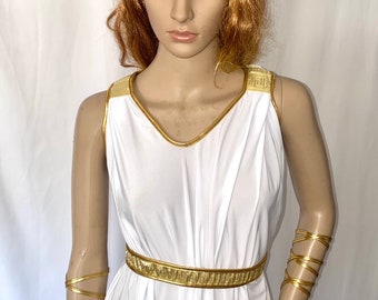 Greek GoddessTunic  Dress Lingerie Gold Aphrodite  Roman