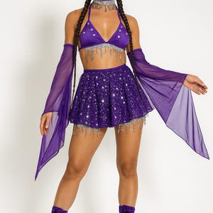 Fairy rave sleeves Festival arm warmers, butterfly Witchy Sheer Bell sleeves