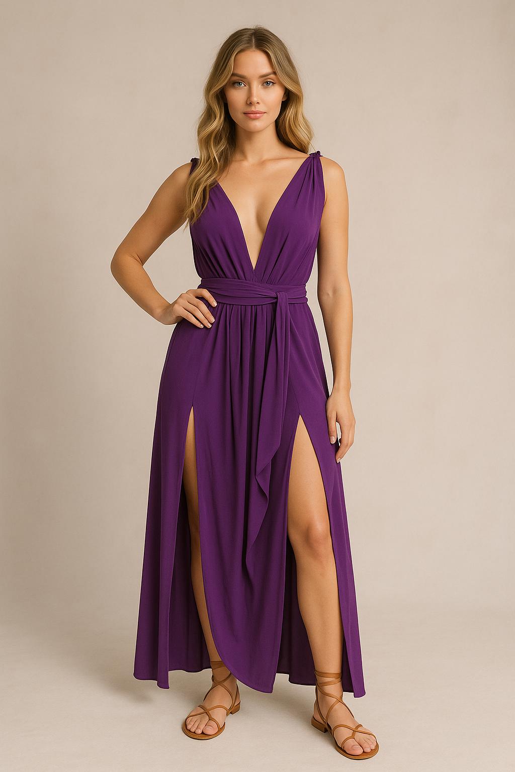 burgundy grecian dress TH&TH Greta One Shoulder Bridesmaid Dress In Merlot Burgundy Satin