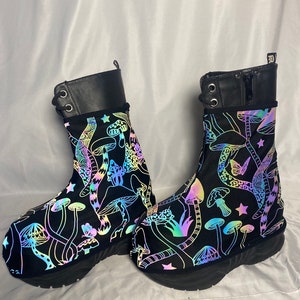 Reflective  Roller Skate/Boot  Covers Roller Skating Rave Wear Festival Fashion