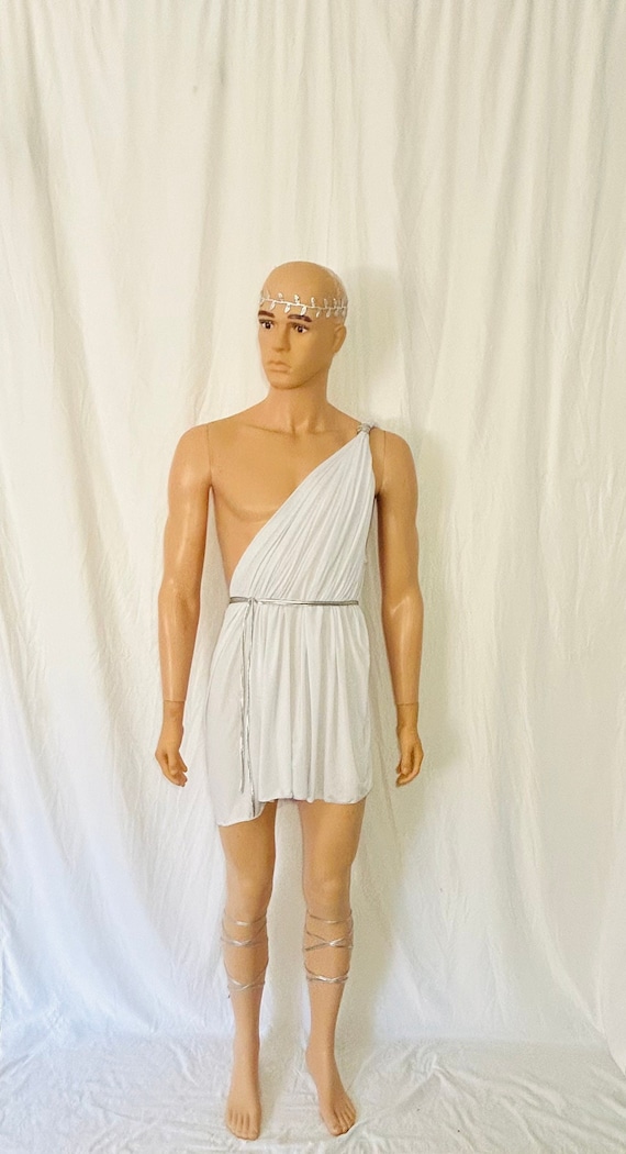 Mens Greek Goddess Toga. Open Breast Gold Halloween Costume Etsy