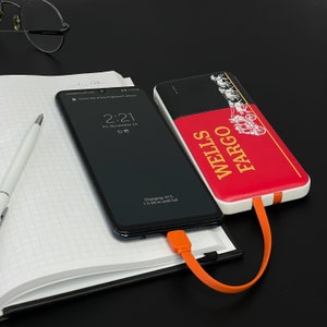 Custom Phone Charger, Power Bank with Logo, Portable Charger Customized, Custom Corporate Gifts, Business Gifts, Promotional Items