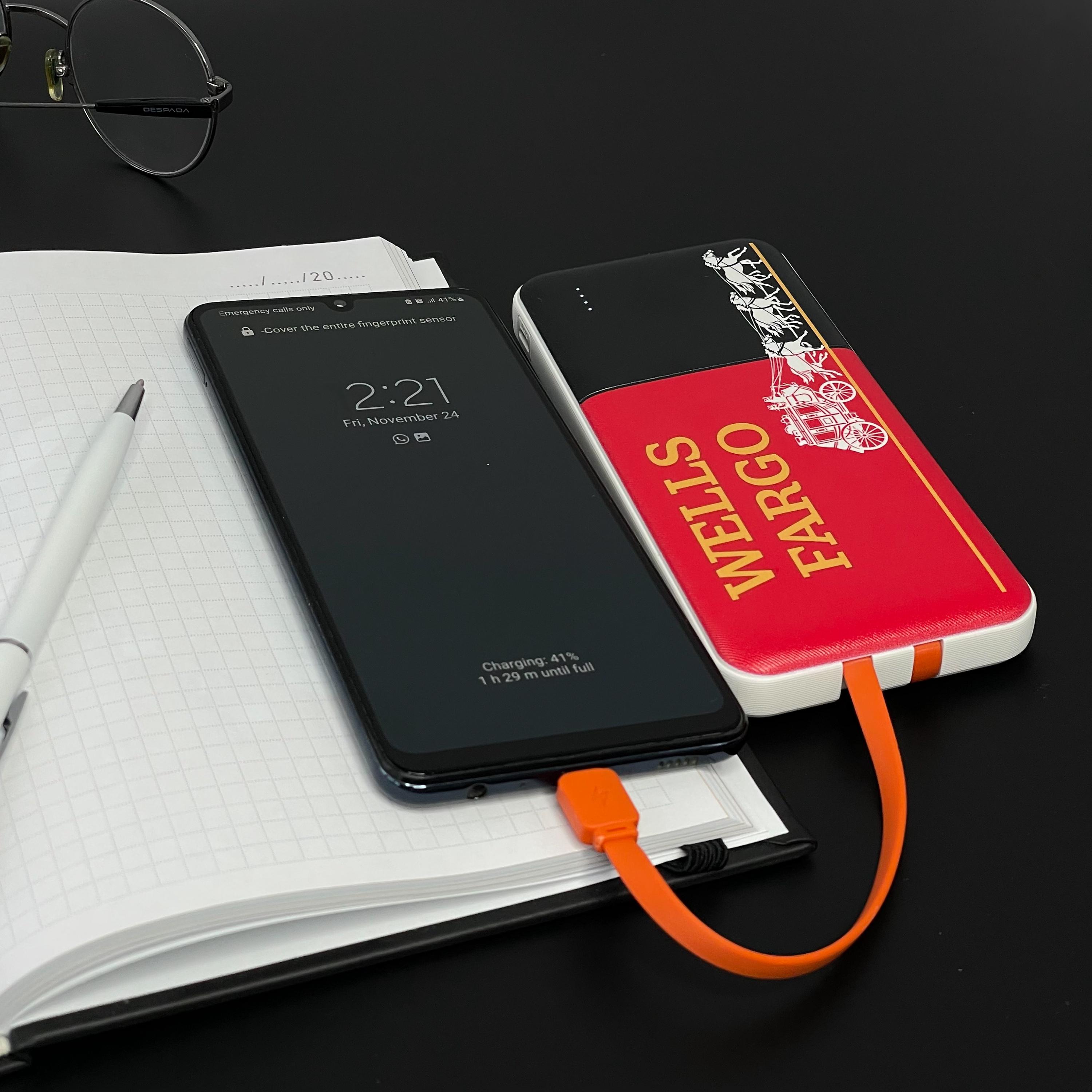 Custom Logo Power Bank, Corporate Gift, Promotional Charger - Etsy