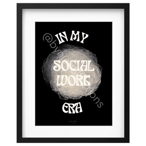 Social Work Wall Poster, Social Work Wall Art, Social Work Decor, Social Work Office Decor, Social Work Digital Prints, BSW decor, MSW decor