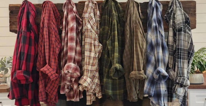 Mystery Vintage / Thrifted Flannel Shirt image 5