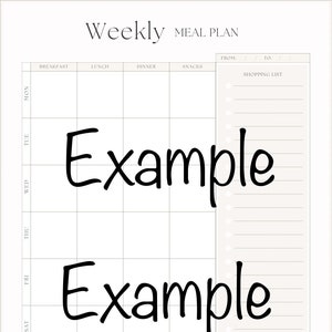 Weekly Meal Planner