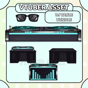 Può includere: Un set da tavolo DJ con due giradischi, un mixer e un paio di occhiali da sole neri. I giradischi sono neri con luci blu e il mixer ha uno schermo nero con luci blu. Il tavolo è nero con una finitura in legno. Il set include anche due scrivanie nere con una finitura in legno.