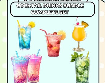 Cocktail Drinks Vtuber Asset | Stream Decoration | Drink Png | Streamer