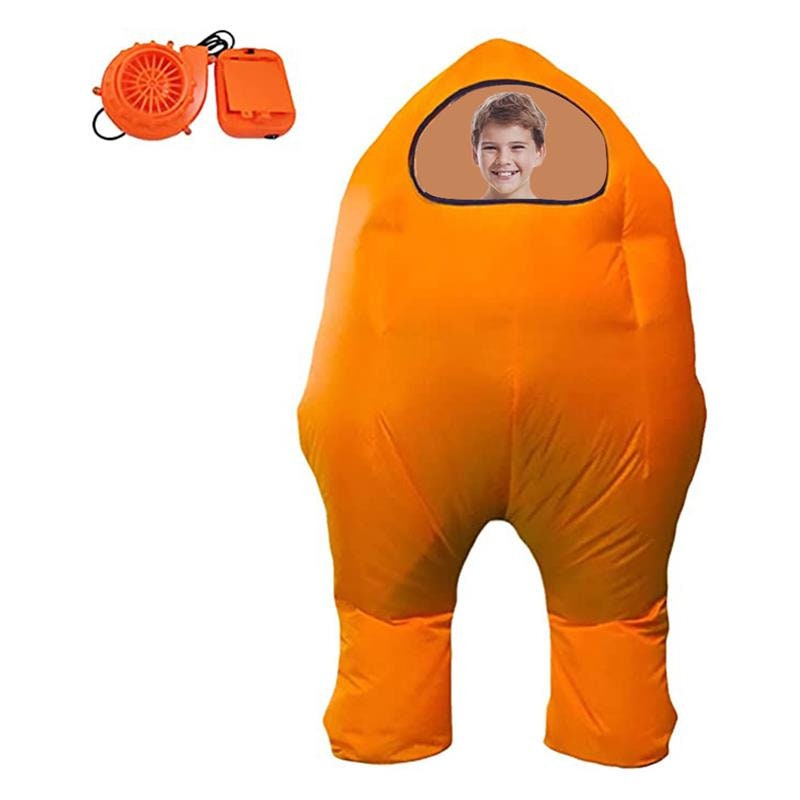 Among Us Crewmate Inflatable Costume Space Suit Etsy UK