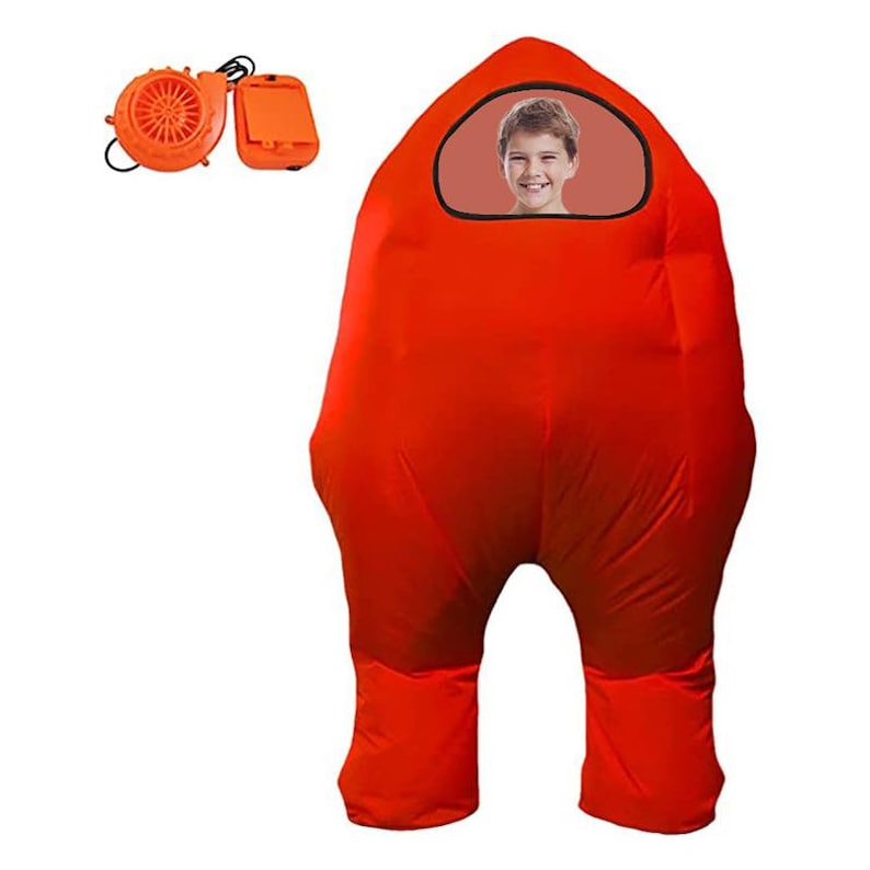 Among Us Crewmate Inflatable Costume Space Suit Etsy UK