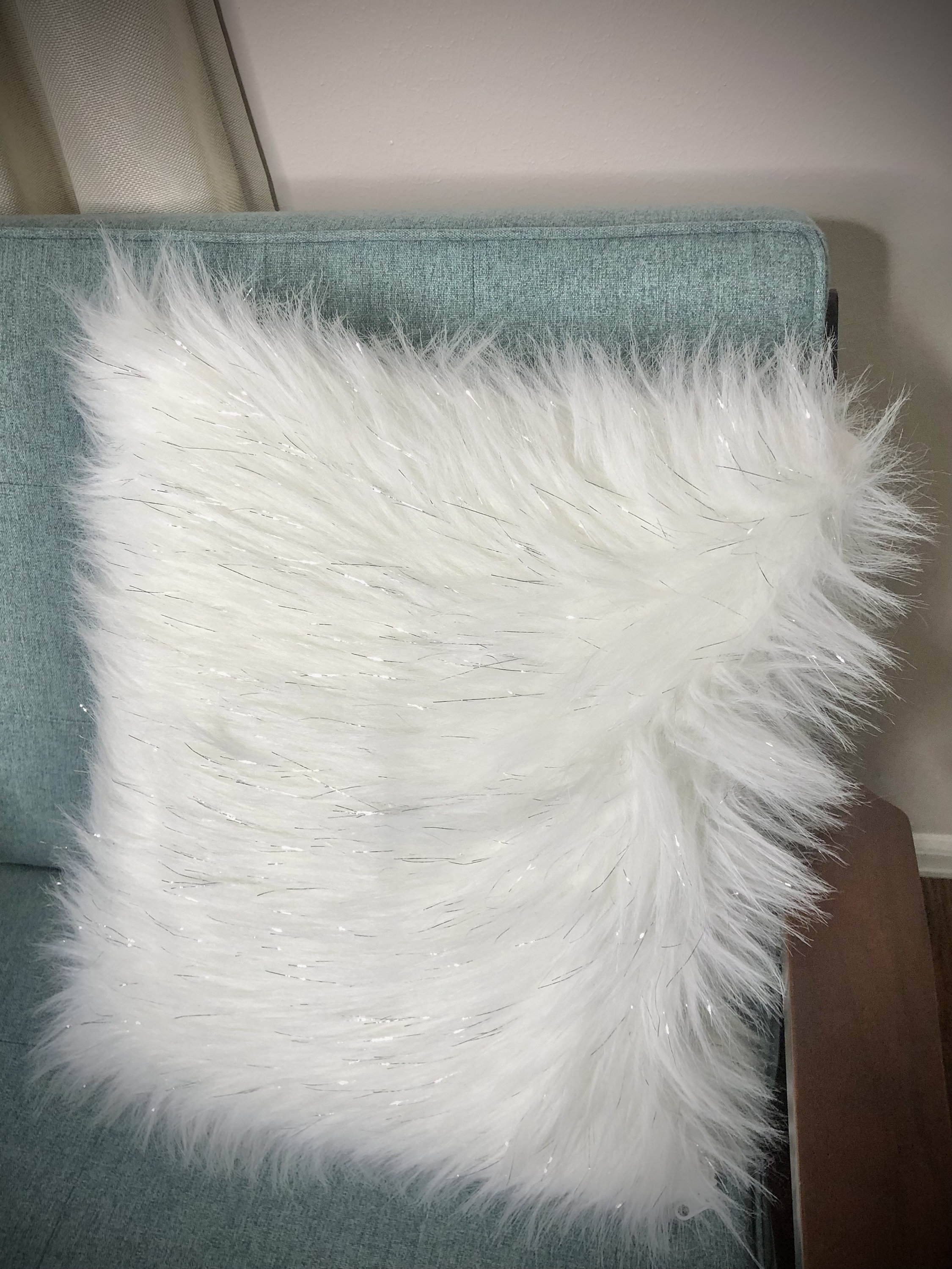 Sugar Vegan Washable Cozy Haze Tan Faux Fur Decorative Lumbar Pillow, Decorative  Pillows